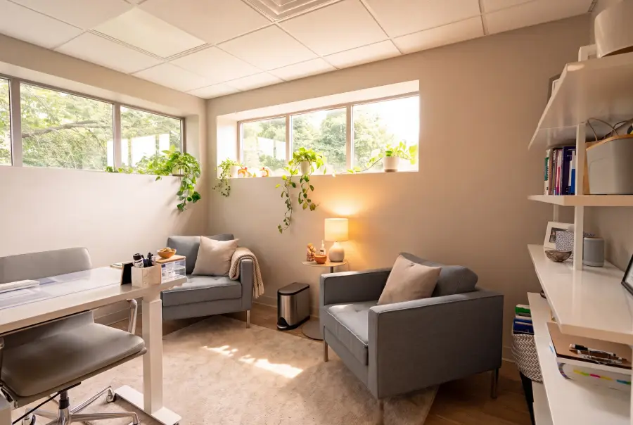 A warm consultation room